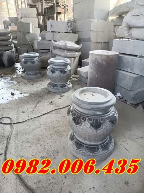 bán đá táng kê chân cột gỗ tại Bắc Giang