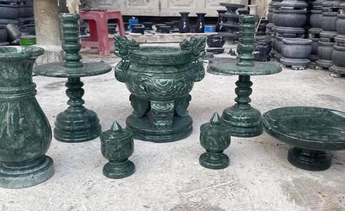 Bộ Bát Hương Đá