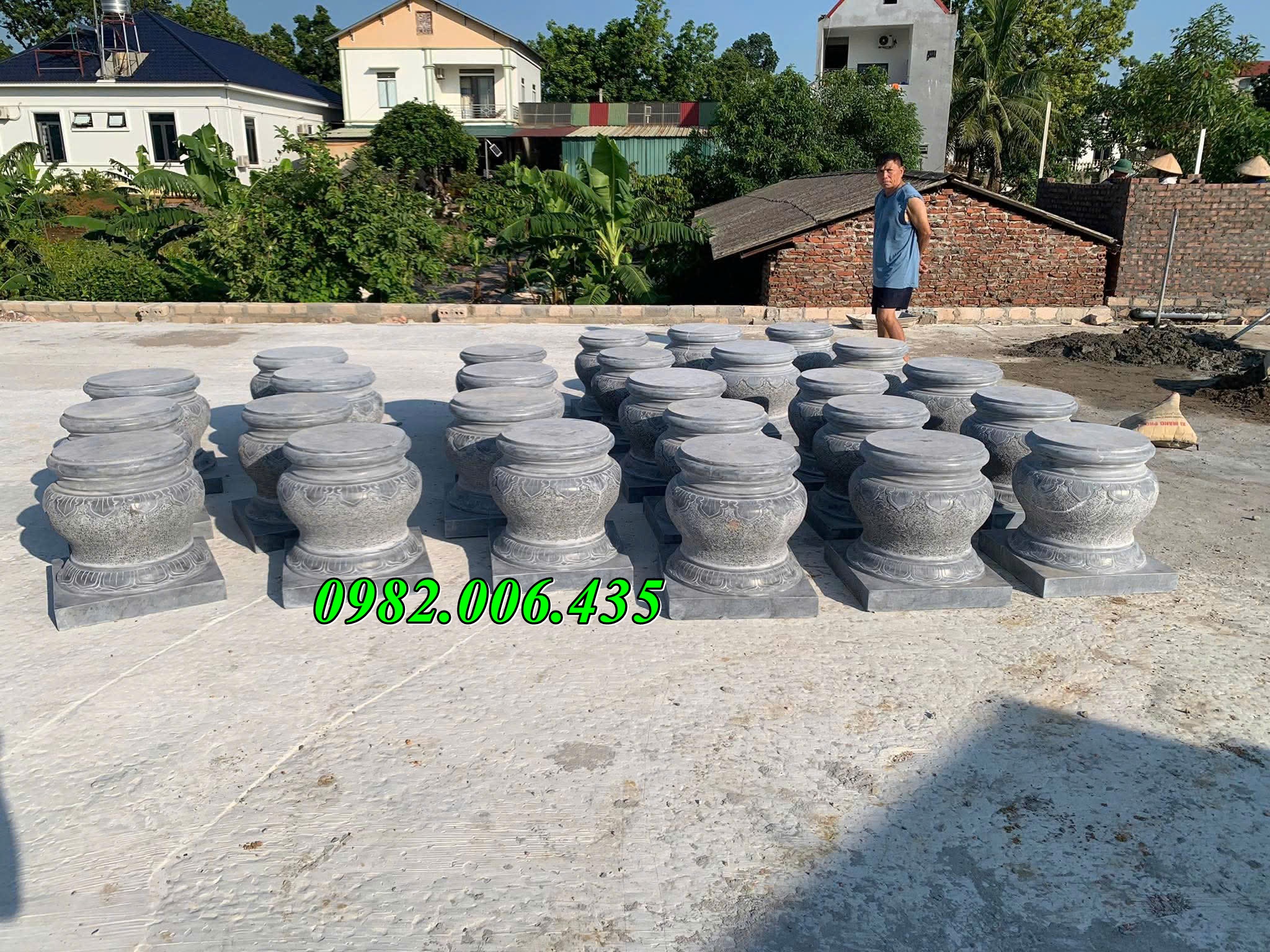 058 Chân Tảng Đá Kê Cột Nhà Gỗ Sài Gòn – Đá Tự Nhiên