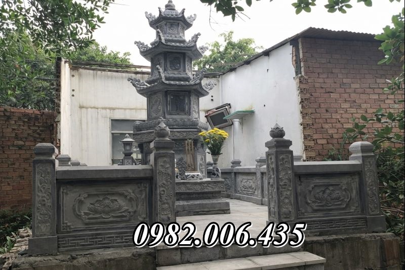 57- Mộ Tháp Để Tro Cốt Bằng Đá Khối Bán Vũng Tàu