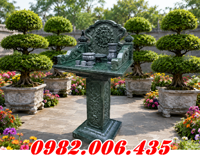 65 Mẫu Bàn Thờ Thiên Đá Nguyên Khối Bán Sài Gòn