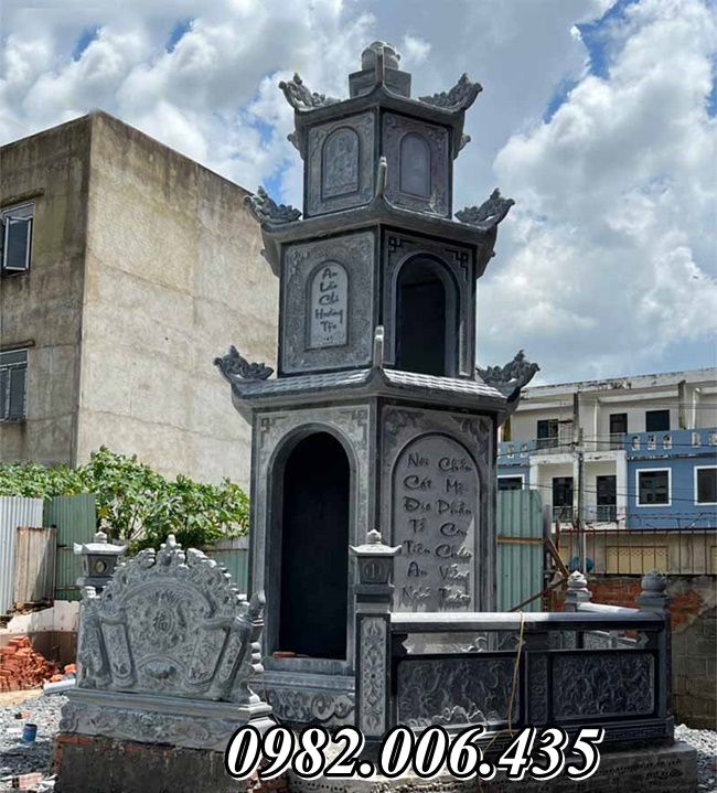 Các mẫu mộ tháp – bảo tháp đá phổ biến hiện nay