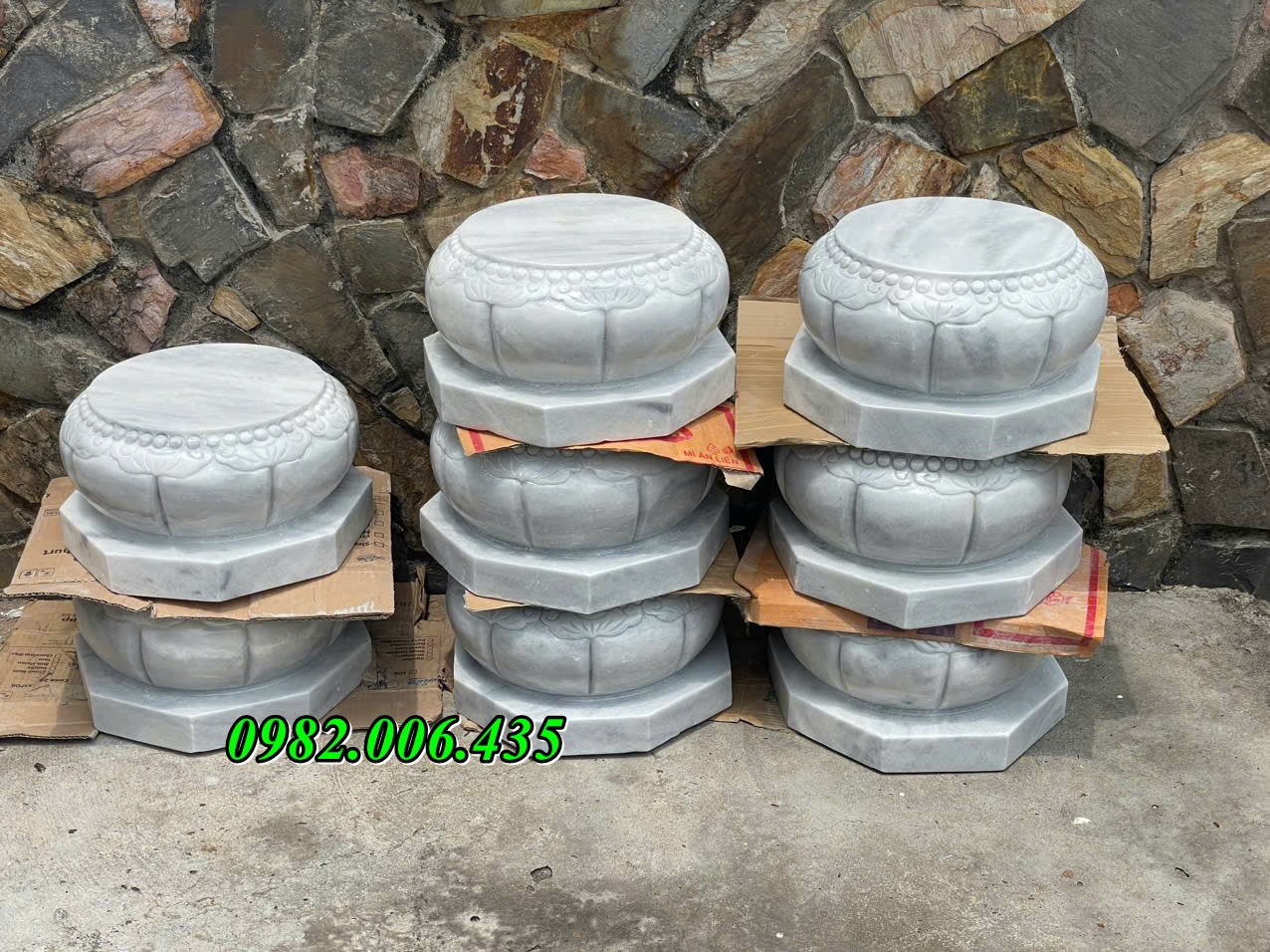 Đại Lý Bán Đá Kê Chân Cột Giá Rẻ - Mẫu Đẹp TP HCM