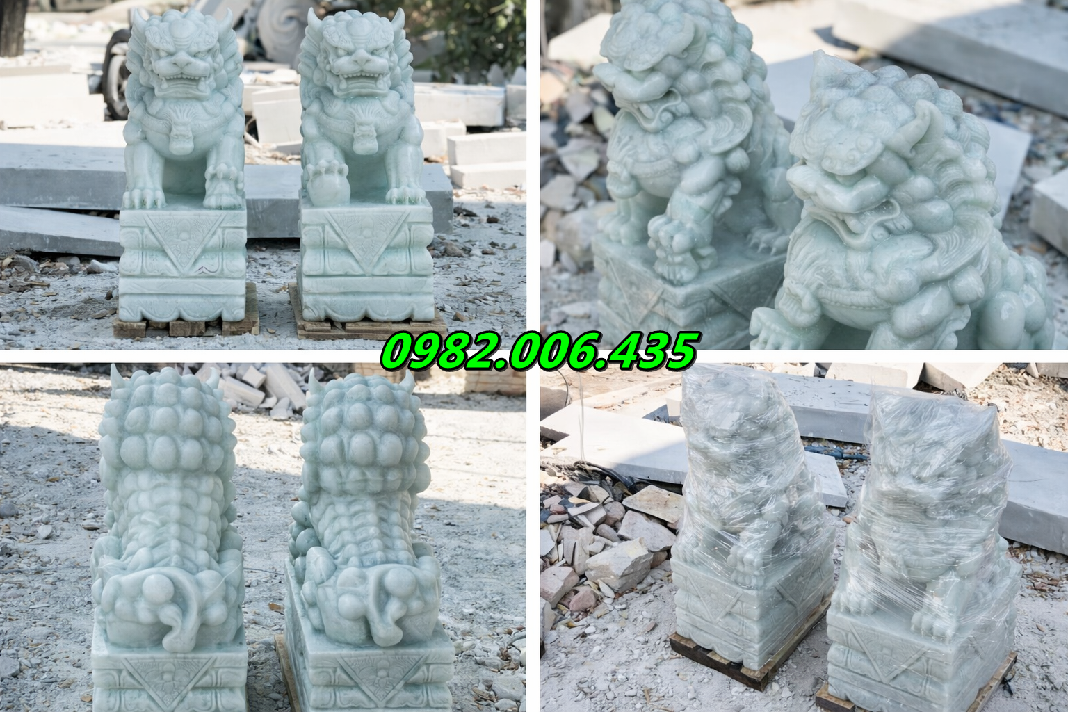 Kỳ lân đá trắng