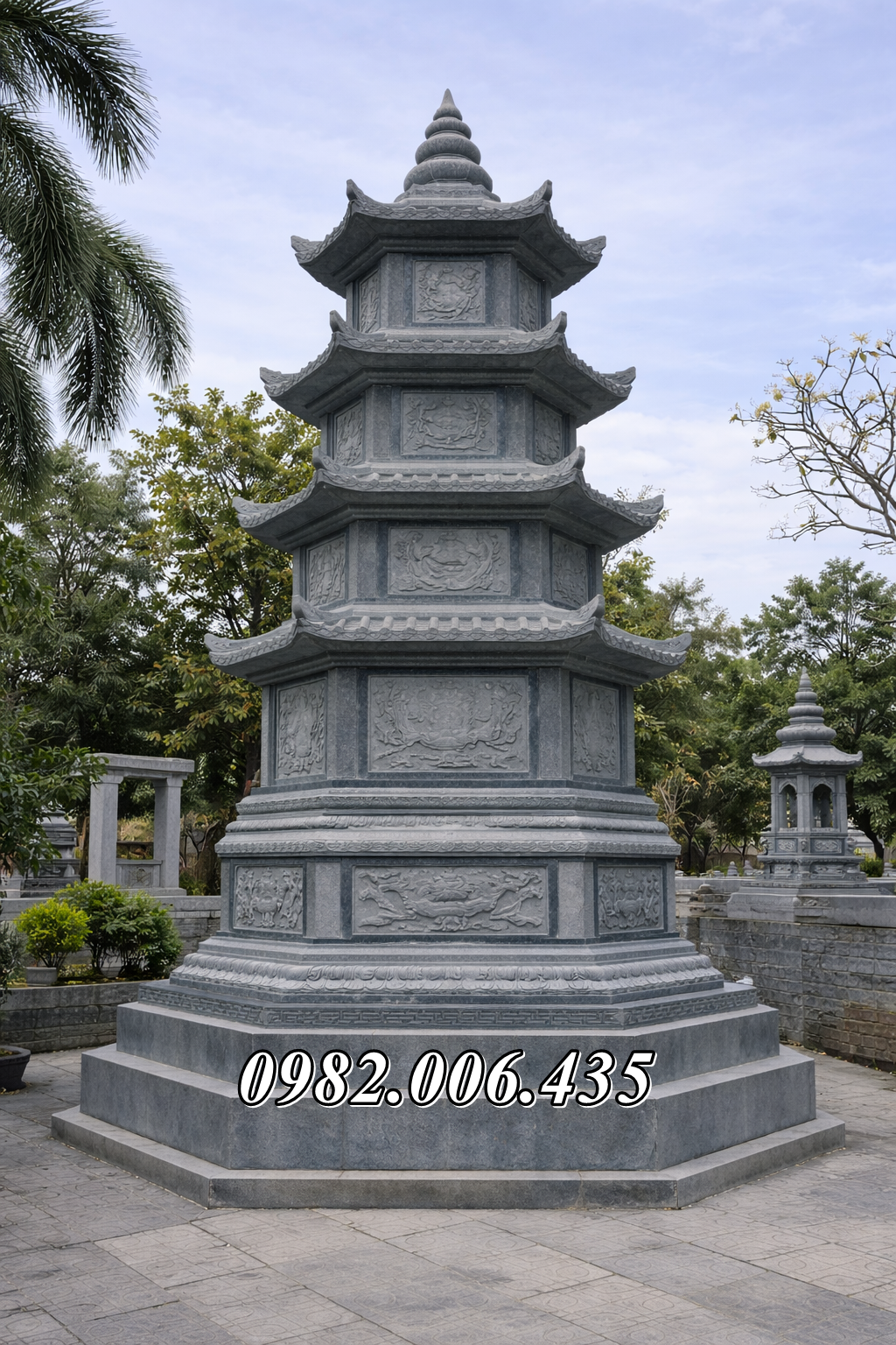 Mẫu Mộ Tháp Đá Chùa Đẹp Nhất – Chuẩn Phật Giáo