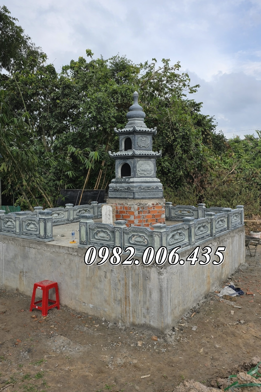 Mộ tháp đá nhỏ (15 – 25 triệu)