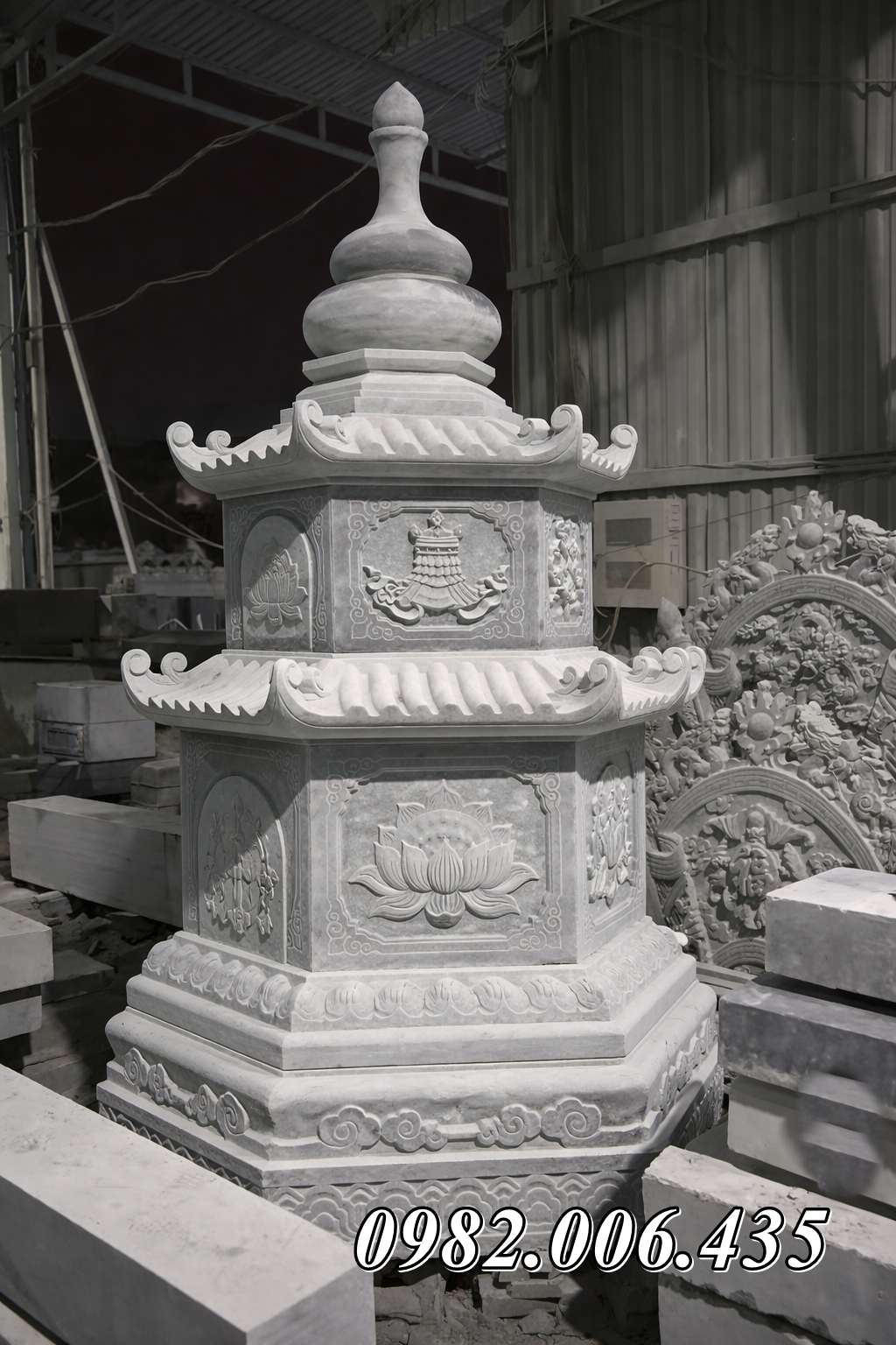 VŨNG TÀU - GIÁ MỘ THÁP ĐÁ THEO TỪNG LOẠI ĐÁ (XANH – RÊU – GRANITE)