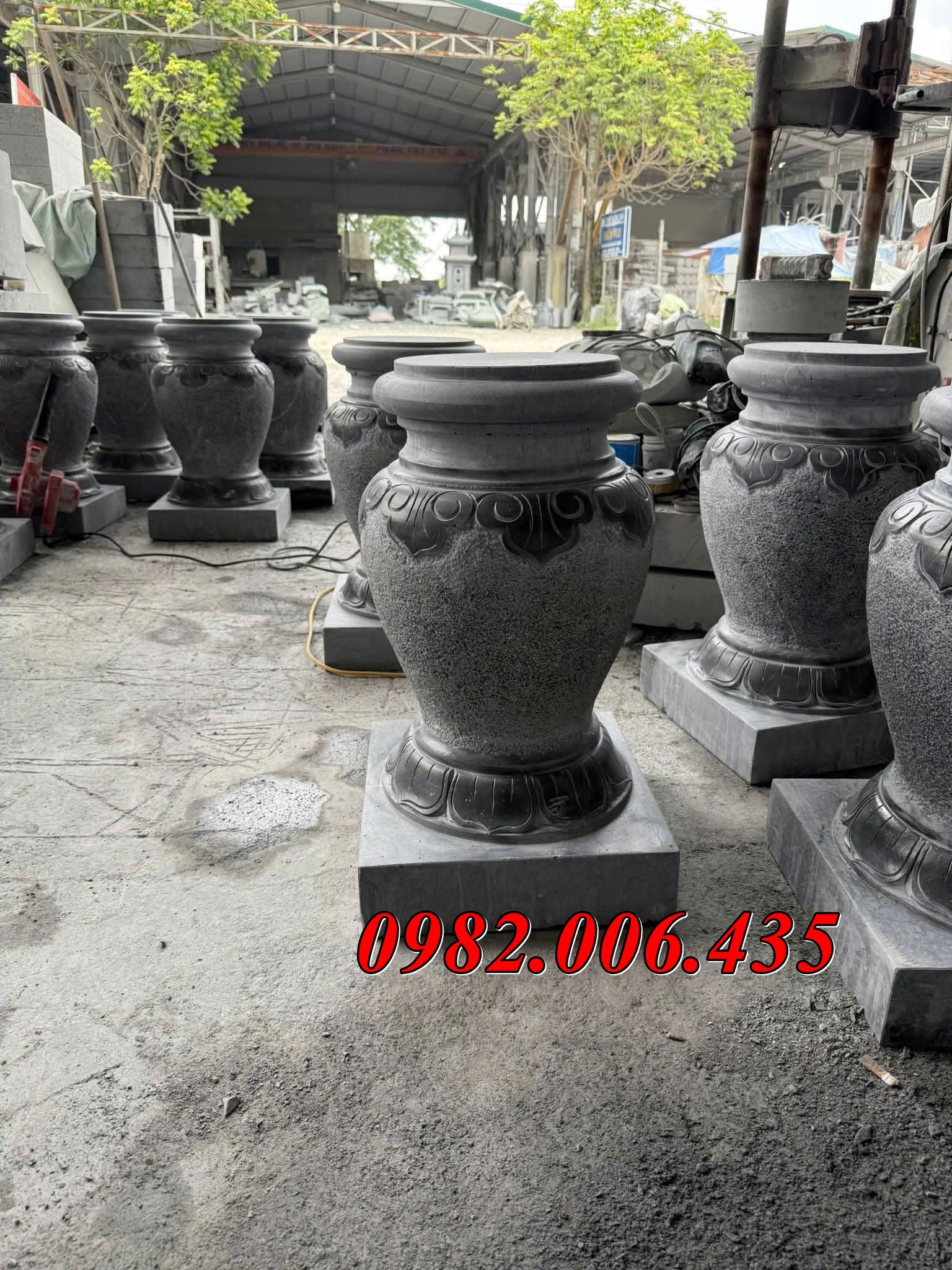 đá kê chân cột nhà gỗ Phân tán lực – chống lún