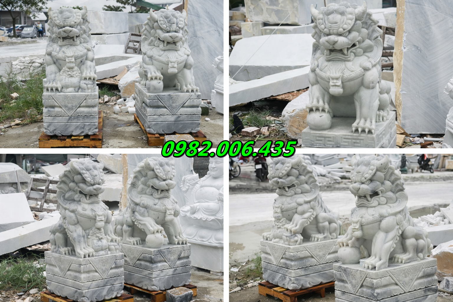 kỳ lân Đặt trước cổng nhà