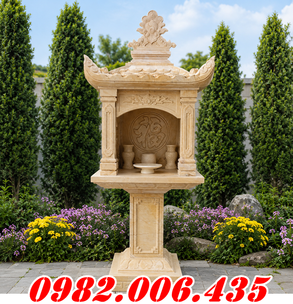 +33B Bàn Thờ Thiên Đá Ngoài Trời Bán Tại Tiền Giang