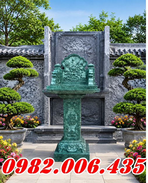 +63 Bàn Thờ Thiên Đá Xanh Nhập Khẩu Bình Phước