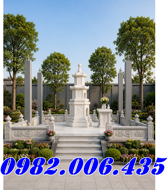Bảo Tháp Đá Tro Cốt Bền Đẹp Giá Xưởng Tiền Giang