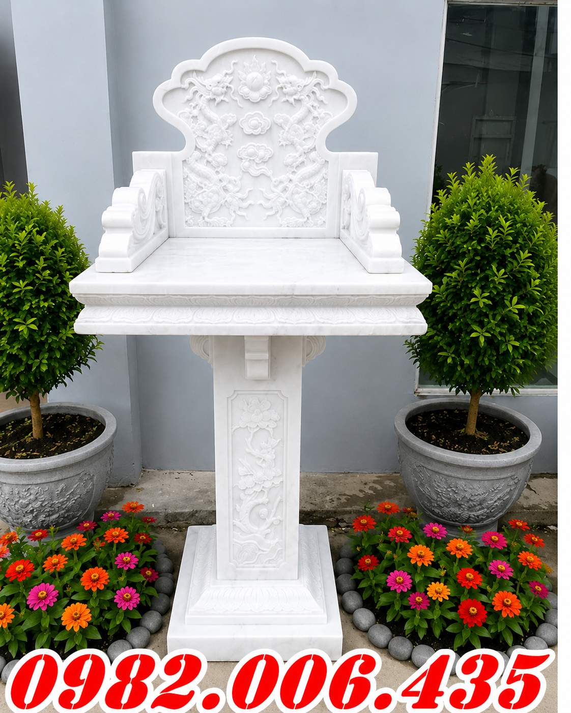 Đặt làm bàn thờ thiên đá theo yêu cầu Bình Dương