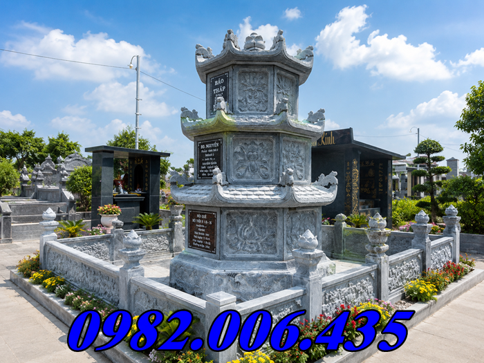 Mộ Tháp Tro Cốt Đá Phật Giáo Bán Tiền Giang