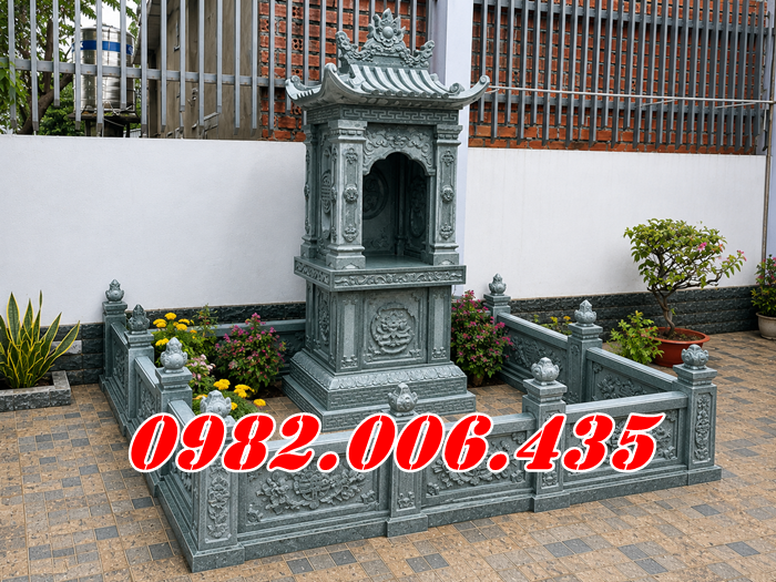 am thờ tro cốt đá ngoài trời Long An