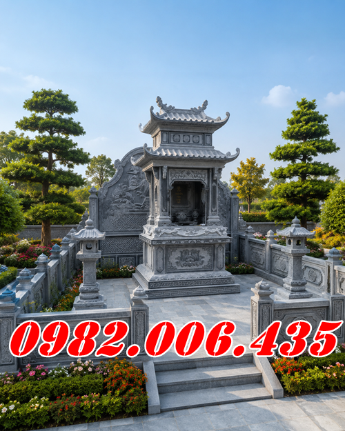 35BD Giá Am Thờ Tro Cốt Đá Bình Dương Chuẩn Lỗ Ban