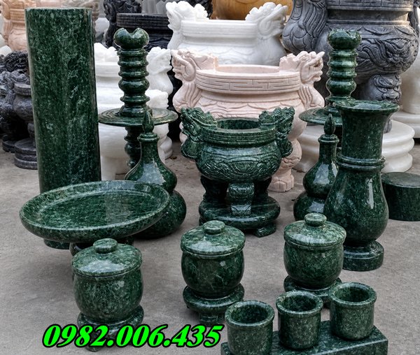 36p Giá Bán Đá Bộ Bát Hương Rẻ Ở Hà Nội, Màu Xanh, Màu Đỏ, Màu Trắng, Màu Vàng