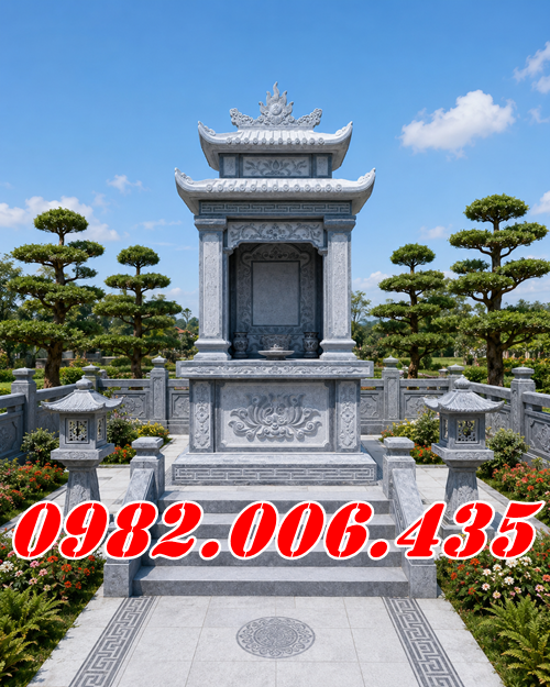 Am thờ tro cốt bằng đá tự nhiên tại Bình Dương chuẩn tâm linh