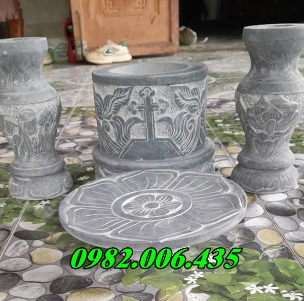 Bộ bát hương đá xanh Bán Tiền Giang