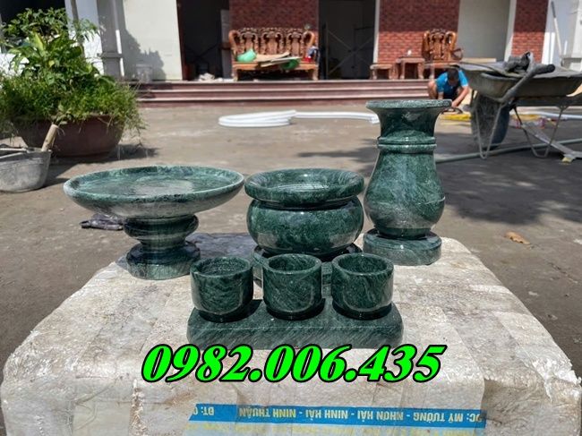 Bộ bát hương đá xanh đen Bán Bình Phước