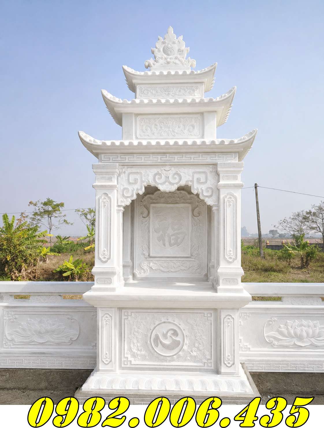 Các Kích Thước Am Thờ Tro Cốt Đá Cà Mau Phổ Biến Hiện Nay