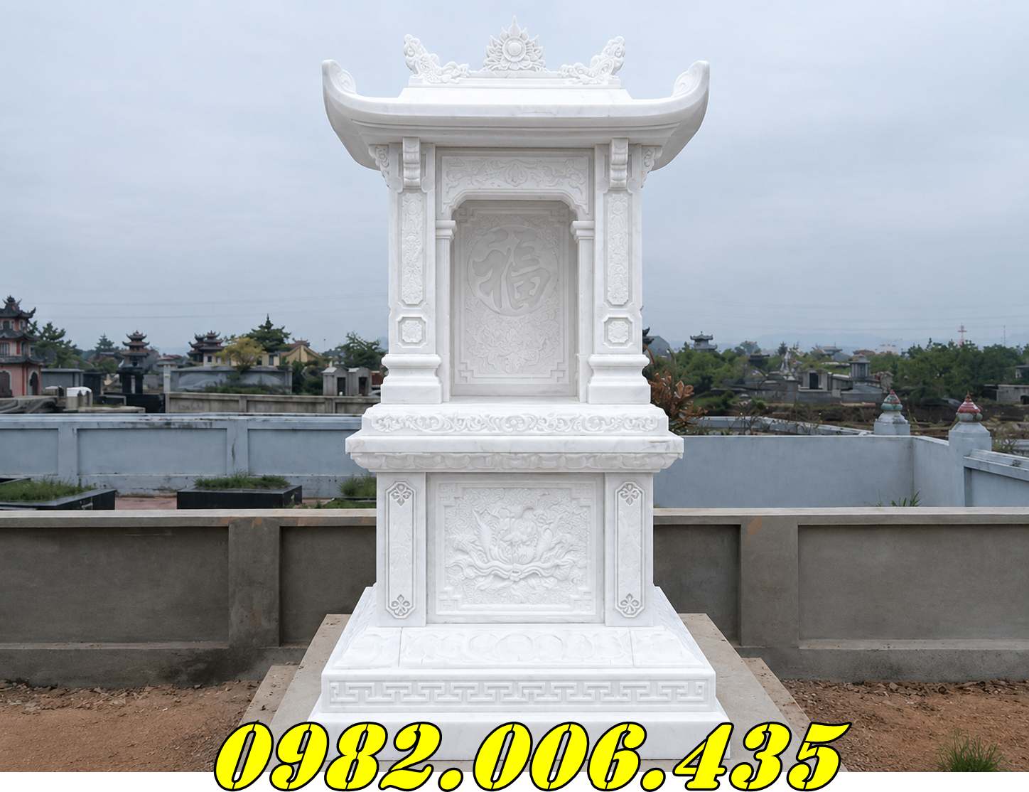 Các Kích Thước Am Thờ Tro Cốt Đá Cà Mau Phổ Biến Hiện Nay