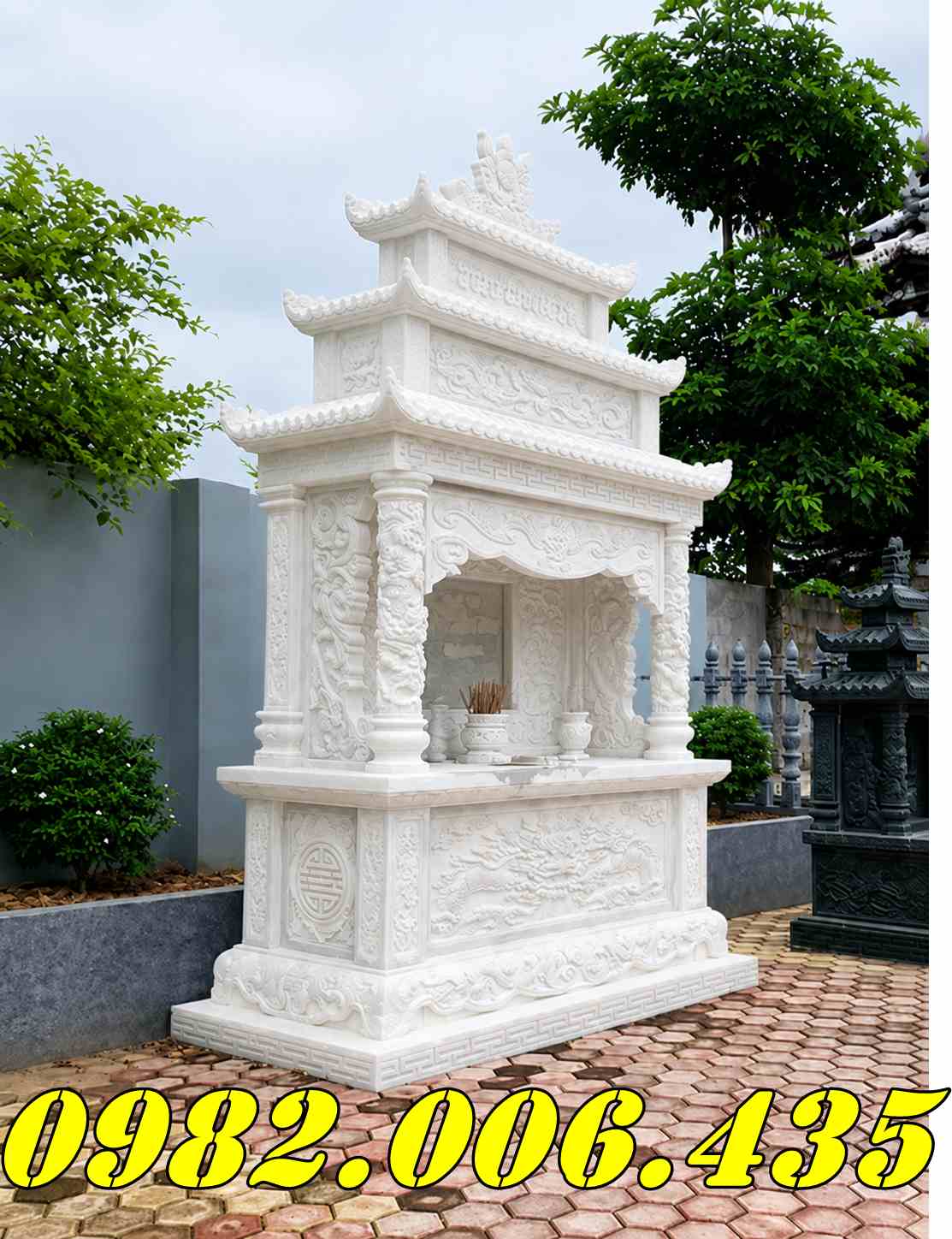 Các Kích Thước Am Thờ Tro Cốt Đá Phổ Biến Hiện Nay ở QUẢNG NAM