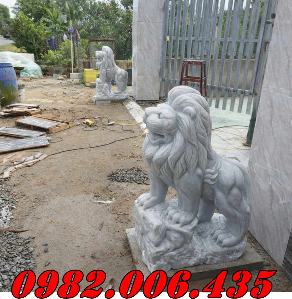 Cách đặt tượng sư tử đá đúng phong thủy Bán Đồng Nai