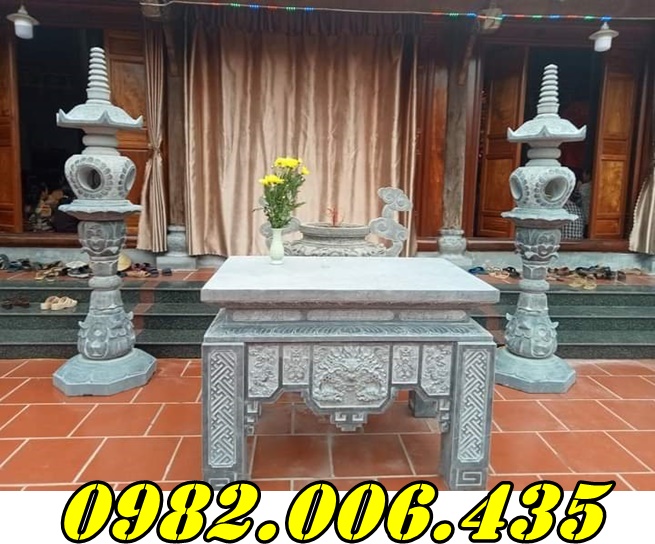 Cấu tạo cơ bản của bàn lễ đá tìm hiểu SG Hồ Chí Minh