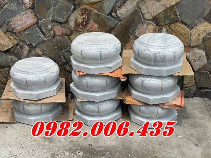 Đá Kê Chân Cột Gỗ Đá Trắng Bán Ở Đà Nẵng