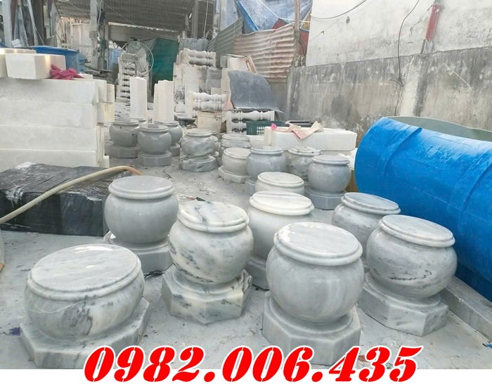 Đá Kê Chân Cột Gỗ Đá Trắng Bán Ở Quảng Ninh