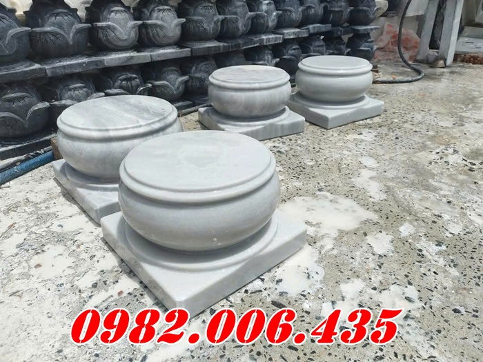 Đá Kê Chân Cột Gỗ Đá Trắng Bán Ở Thái Bình