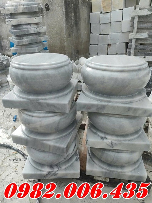 Đá Kê Chân Cột Gỗ Đá Trắng Bán Ở Tiền Giang