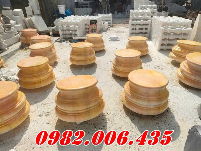 Đá Kê Chân Cột Gỗ Đá Vàng Bán Ở Quảng Bình