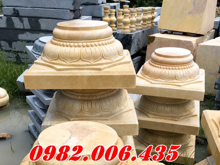 Đá Kê Chân Cột Gỗ Đá Vàng Bán Ở Tây Ninh