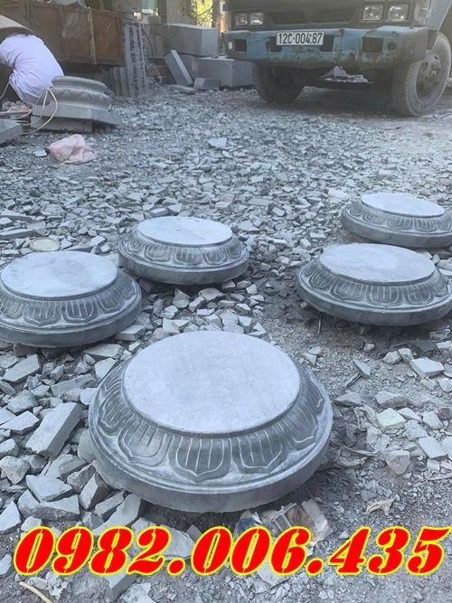Giá Đá kê chân cột gỗ trơn bán QUẢNG TRỊ