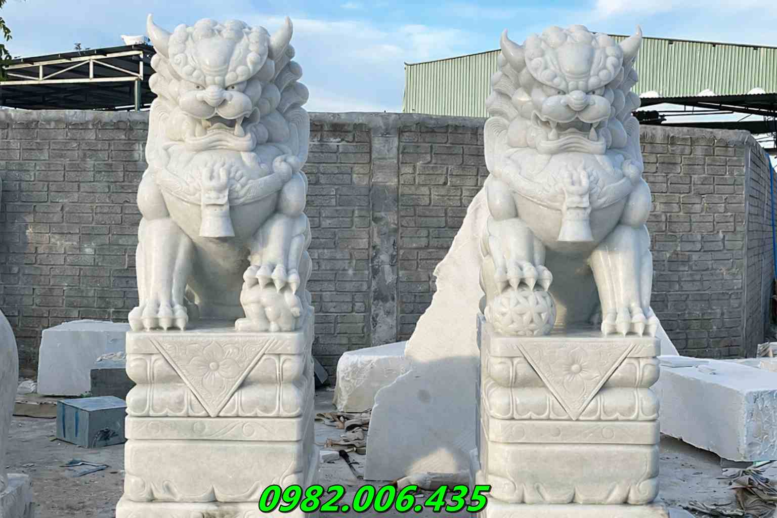Giá bán kỳ lân đá đẹp theo kích thước Long An