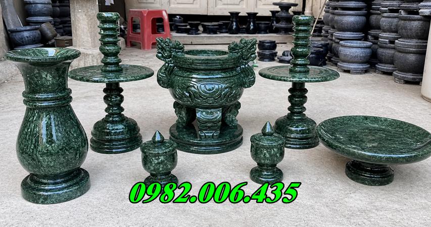 Kích thước và giá bán bộ bát hương đá cụ thể Bán Tiền Giang