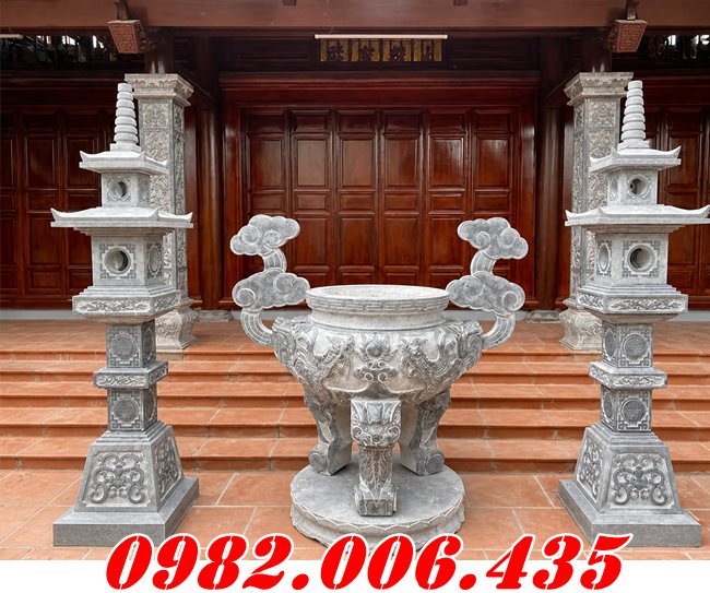 Lư hương đá tròn bán tại Nghệ An