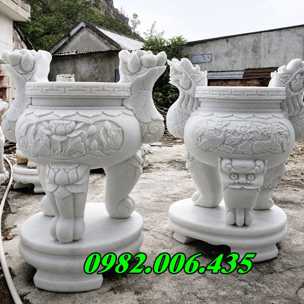 Lư hương đá tròn bán tại Tây Ninh
