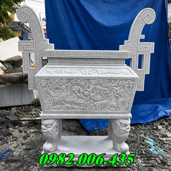 Lư hương đá vuông bán tại Nghệ An