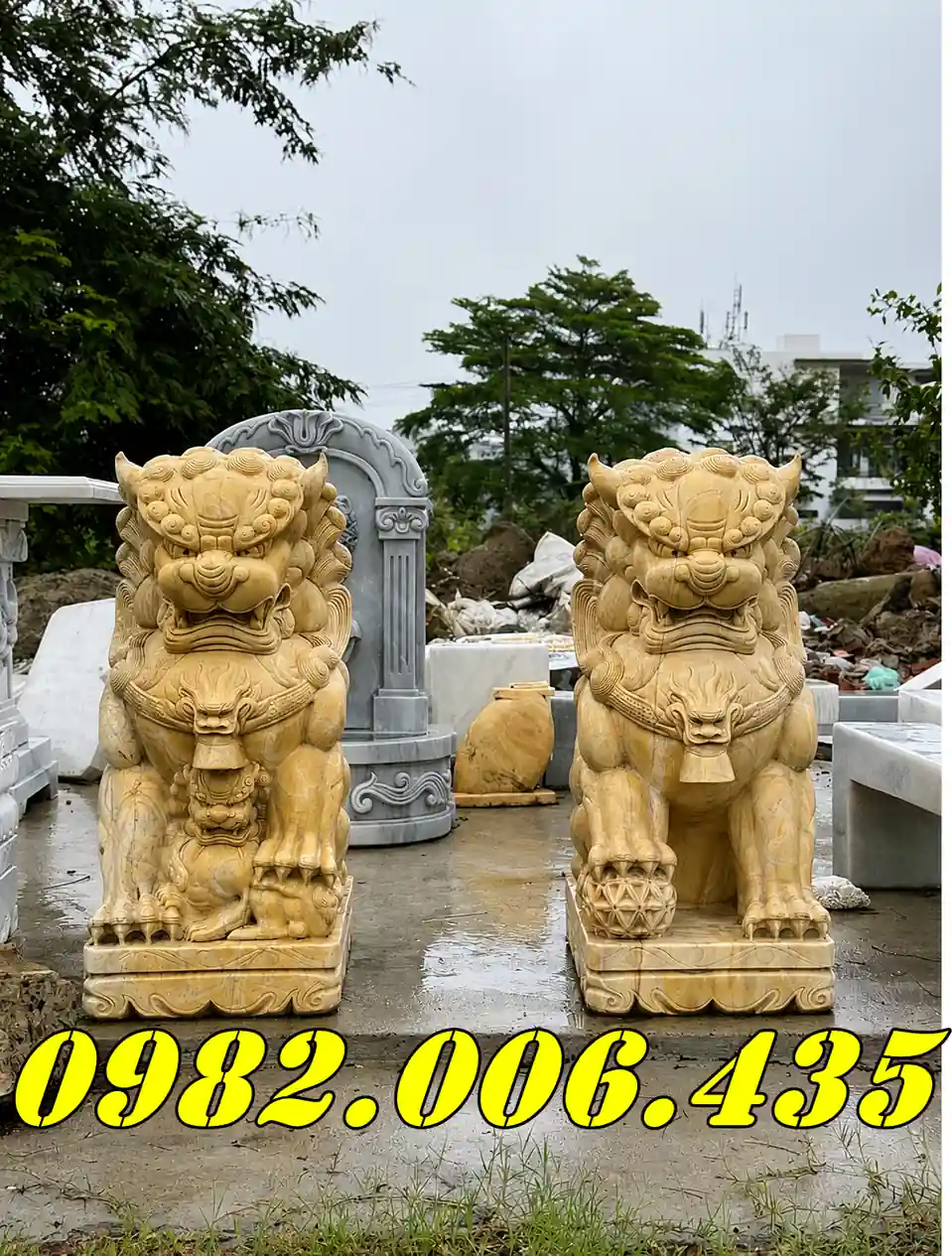 Nhận làm kỳ lân đá theo kích thước yêu cầu Long An