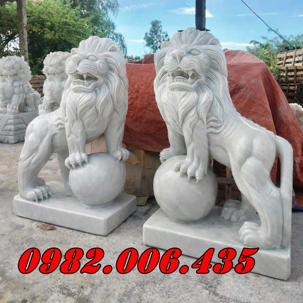 Tượng Sư Tử Đá Đẹp Bán Đồng Nai – Linh Vật Trấn Cổng