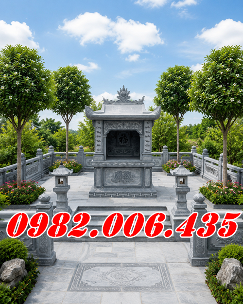 am thờ tro cốt bằng đá Tiền Giang