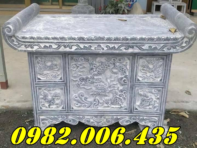 bàn lễ đá cho không gian thờ cúng ngoài trời bán ở Bình Phước