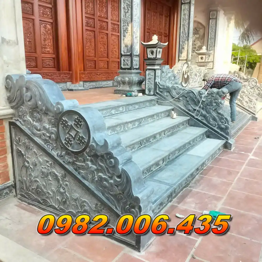 Bán Sẵn 053+ Sản Phẩm Cột Hiên Nhà Thờ Tộc Bằng Đá Hải Dương