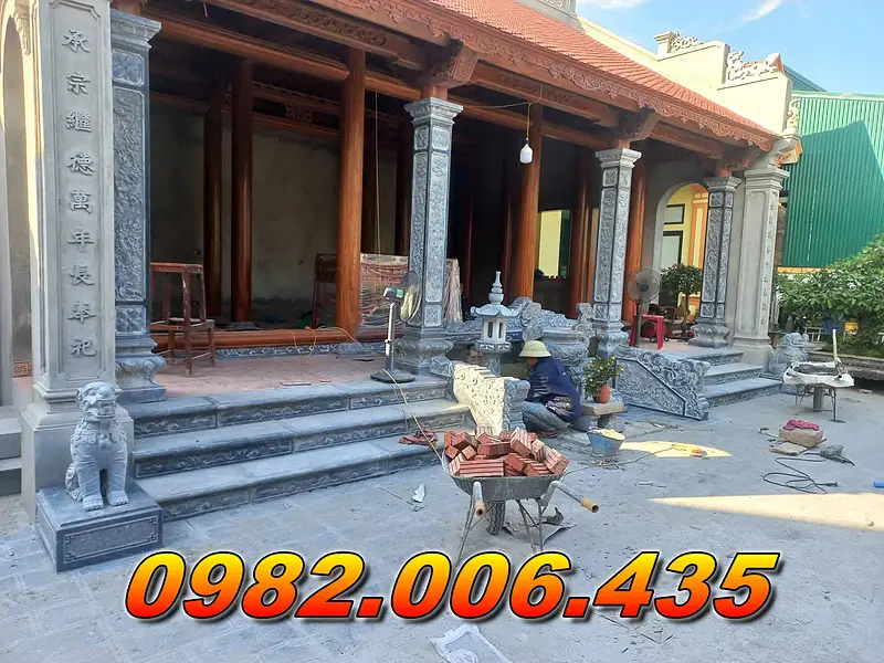 Bán Sẵn 45+ Sản Phẩm Cột Hiên Nhà Thờ Tộc Bằng Đá Nghệ An