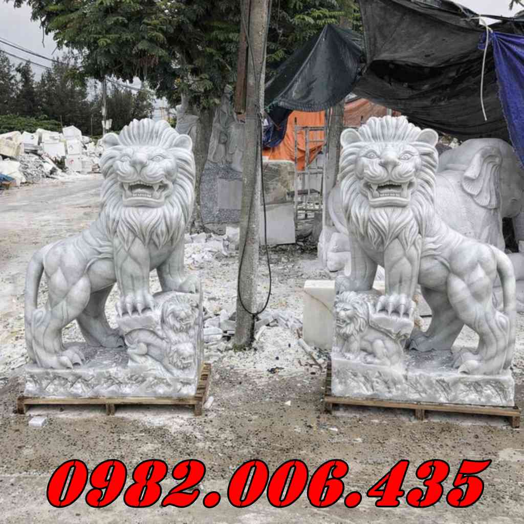 10+ Tượng Sư Tử Đá Đẹp Ở Tiền Giang Đặt Trước Nhà